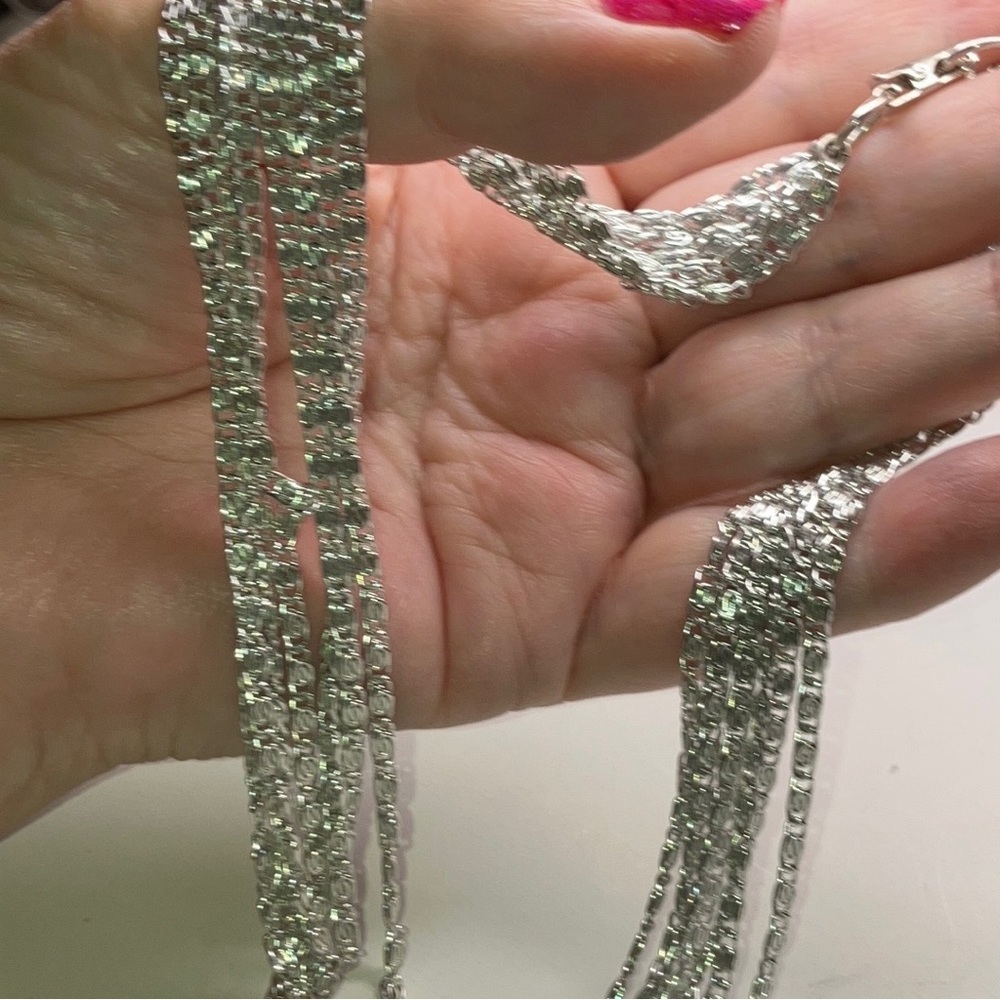 Shimmery Sarah Coventry, multi stand choker. - Picture 3 of 3